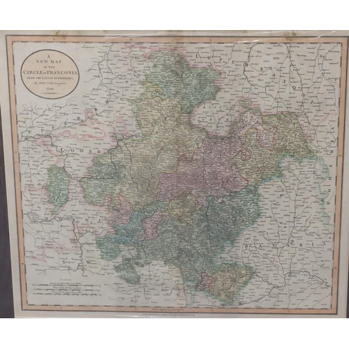 666 - John Cary late 18th Century hand coloured map 