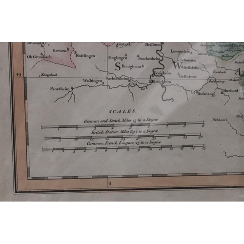 666 - John Cary late 18th Century hand coloured map 