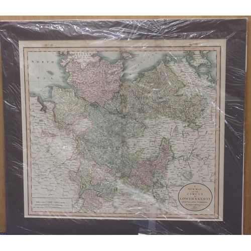 667 - John Cary early 19th Century hand coloured map 