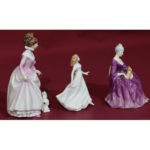 86 - 3 Royal Doulton figurines 