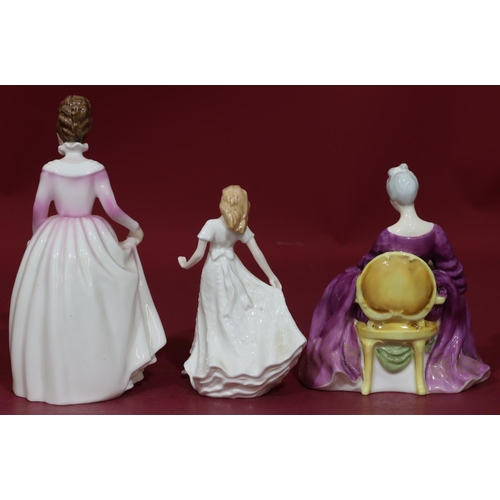 86 - 3 Royal Doulton figurines 