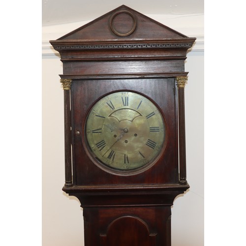 677 - John Millard, Tewkesbury, 19th Century mahogany 8-day striking longcase clock with circular brass di... 