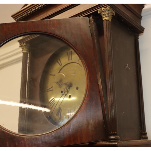 677 - John Millard, Tewkesbury, 19th Century mahogany 8-day striking longcase clock with circular brass di... 