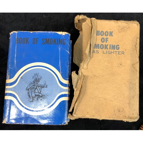 3325 - A novelty cigarette lighter, in the form of a book titled 'Book of Smoking