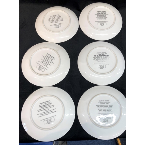 3329 - 22 various Disney plates, including The Bradford Exchange Share the Laughter 7225B, Cartoon Classics... 