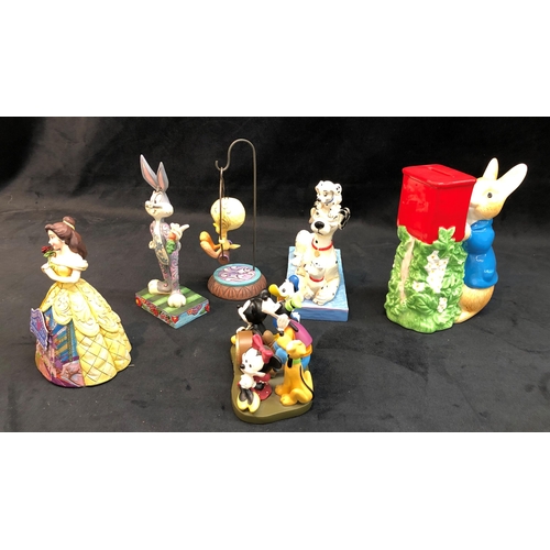 3334 - The World of Beatrix Potter Peter Rabbit A7170 money box, Disney Showcase, 