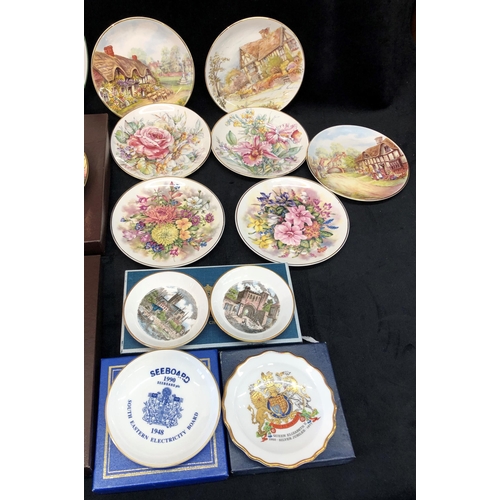 3335 - 6 Royal Doulton At Peace With Nature plates, all boxed, 2 RHS 