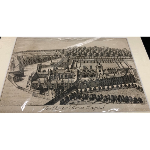 3393 - A quantity of prints depicting London buildings etc, including, St Clement's Strand, St Leonard Shor... 