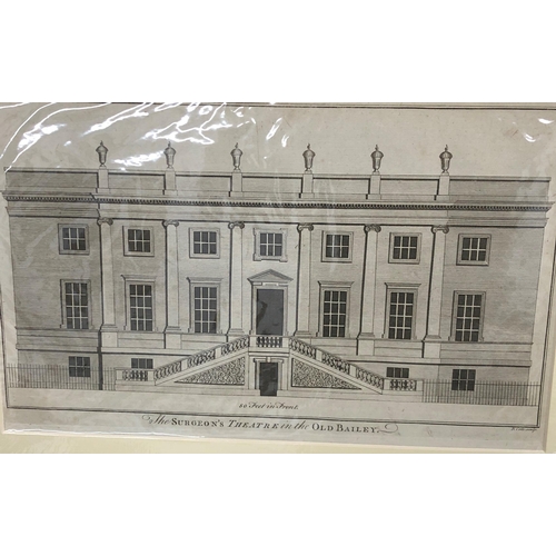 3393 - A quantity of prints depicting London buildings etc, including, St Clement's Strand, St Leonard Shor... 