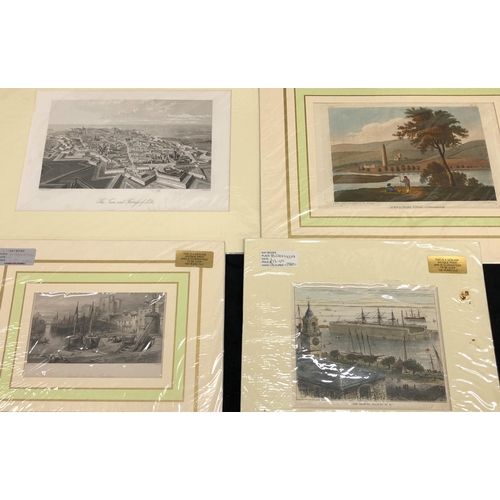 3396 - A quantity of black and white and coloured prints including, Bermuda, Amsterdam, Lille, Sat Lake Cit... 