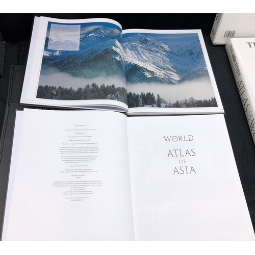 3401 - The Times Atlas of the World 11th edition in hard cover (slight damage) and The Times The World box ... 