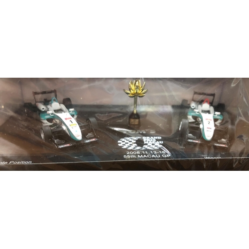 3426 - An Ebro Limited Edition die cast scale model 1/43 box set of 2008 55 Macau GP containing Pole Positi... 