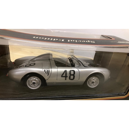 3428 - A Special Edition Maisto 1/18 Scale Model Car 31871 - 1955 Porsche 550 A Spyder Buenos Aires, Ingeni... 