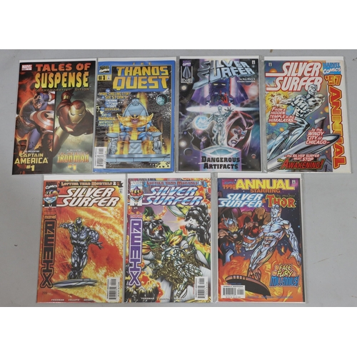 4021 - Marvel comics 1998 Annual, Silver Surfer and Thor, a set of 2 Marvel Remix Silver Surfer 1999, a Sil... 