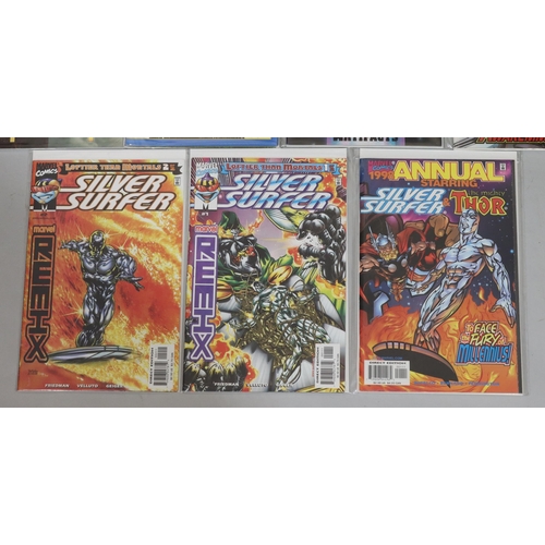 4021 - Marvel comics 1998 Annual, Silver Surfer and Thor, a set of 2 Marvel Remix Silver Surfer 1999, a Sil... 