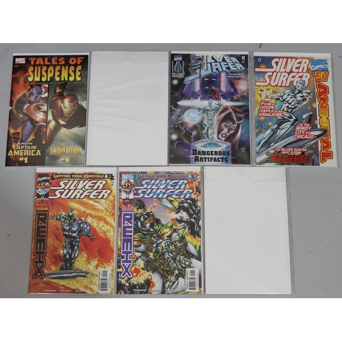 4021 - Marvel comics 1998 Annual, Silver Surfer and Thor, a set of 2 Marvel Remix Silver Surfer 1999, a Sil... 