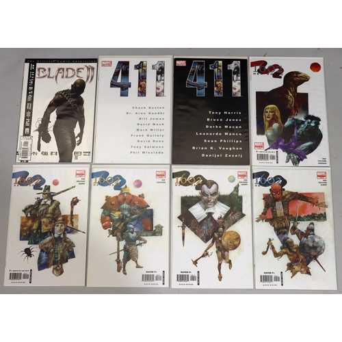 4023 - A Marvel Blade II 2002, a set of 5 1602 New World Marvel comics 2003, numbers 1 through to 5, 2005 a... 