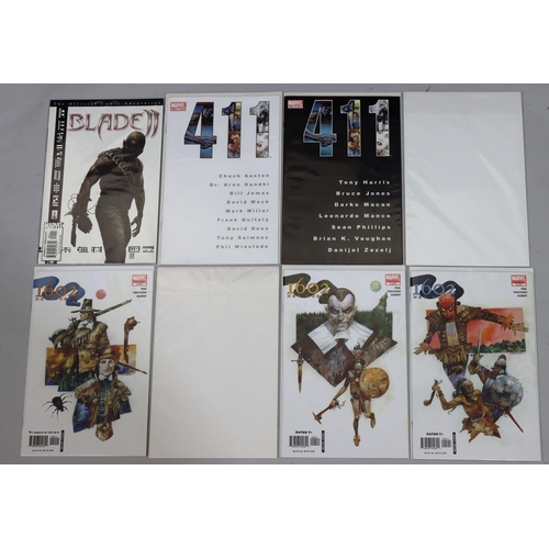 4023 - A Marvel Blade II 2002, a set of 5 1602 New World Marvel comics 2003, numbers 1 through to 5, 2005 a... 