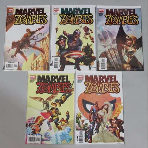 4038 - A set of 5 Marvel comics Zombies, Robert Kirkman 2005, Complete set numbers 1 to 5, all wrapped and ... 