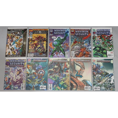 4039 - Marvel comics Maximum Security Dangerous Planet 2001, a set of 3 Marvel comics Maximum Security, num... 