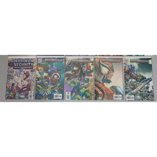 4039 - Marvel comics Maximum Security Dangerous Planet 2001, a set of 3 Marvel comics Maximum Security, num... 