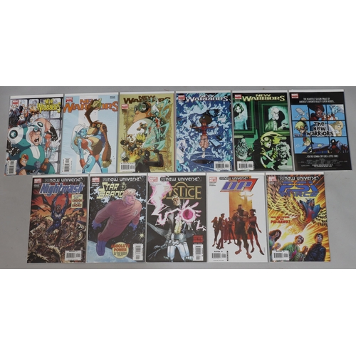 4041 - A set of 6 Marvel comics New Warriors 2006 by Zeb Wells and Young, numbers 1 to 6, 5 Marvel comics N... 