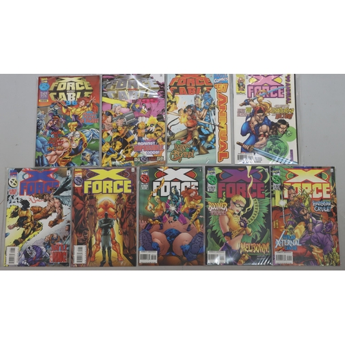 4055 - 5 Marvel comics X-Men Deluxe 