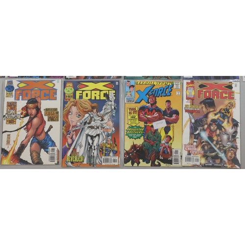 4057 - A running set of 15 Marvel comics X-Force X-Men, 1996/97, numbers 54 to 67, 1 x X-Force Flashback, J... 