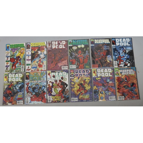 4058 - A running set of 12 Marvel comics 