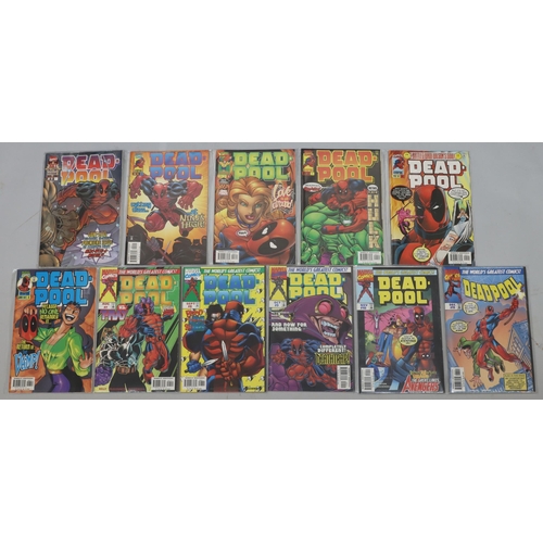 4059 - A running set of 11 Marvel comics 