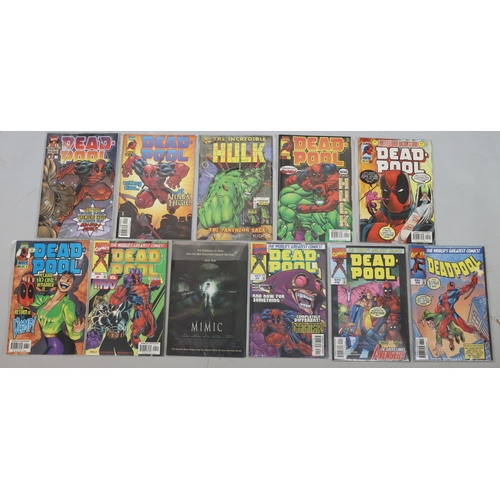 4059 - A running set of 11 Marvel comics 