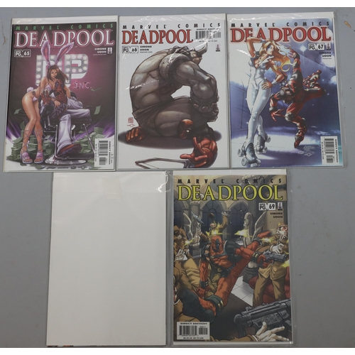 4065 - A set of 5 Marvel comics 