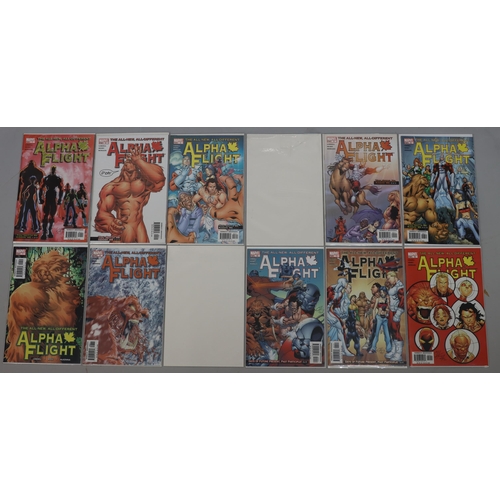 4070 - A set of 12 Marvel comics 