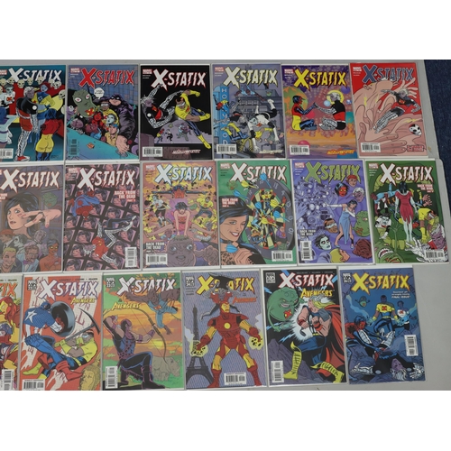 4074 - A running set of 26 Marvel comics 