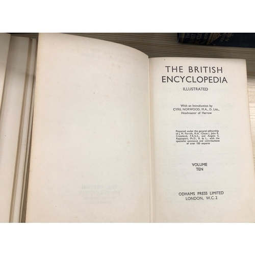 3550 - The British Encylopedia Volumes 1-10, The Wonderland of Knowledge Volumes I - XII and Cassell's Spec... 