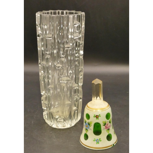 4237 - A vintage Czech style clear glass 