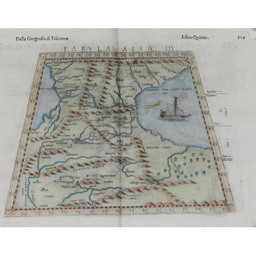 680 - A 19th Century hand coloured map 