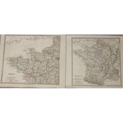 699 - T. Hewett Key, hand coloured map 