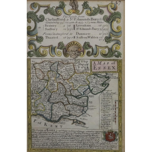 702 - A pair of maps of Sussex 