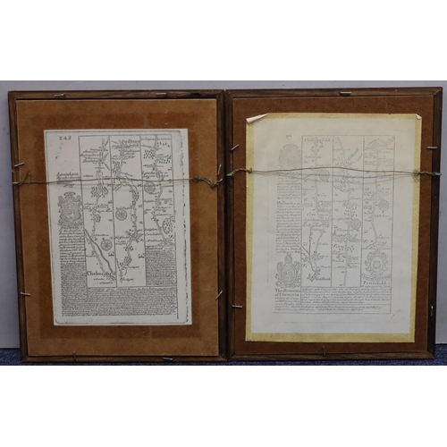 702 - A pair of maps of Sussex 