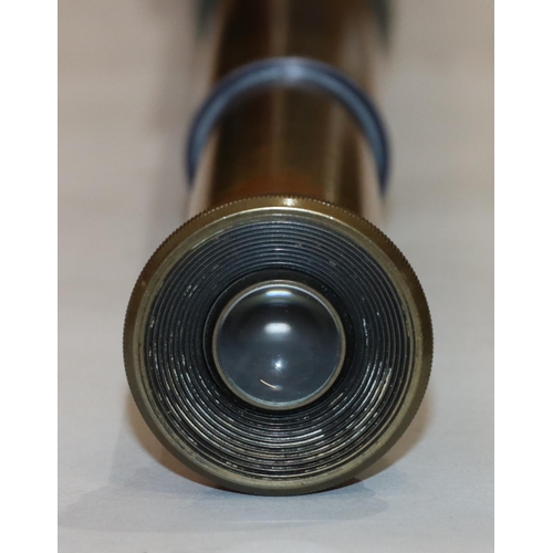 727 - J H Steward Ltd. London brass 4-fold telescope 