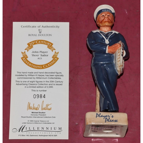 73 - A limited edition Royal Doulton bone china advertising figure 