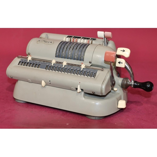 731 - A Walther table top adding machine, model WSR160, numbered 195410, 30cm wide