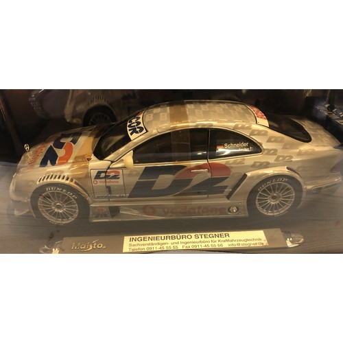 4268 - A boxed Maisto  1/18 scale Mercedes-Benz CLK-DTM 2001