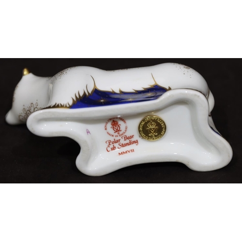 106 - A Royal Crown Derby paperweight 