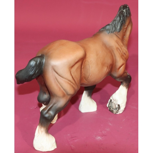 26 - A Beswick figure of a Shire horse, 20.5cm high