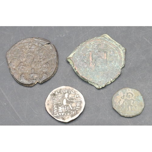 461 - 4 Byzantine coins, including silver (4)