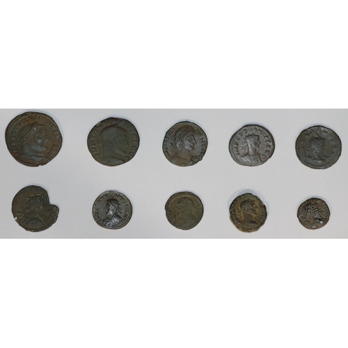 481 - 10 various Ancient coins