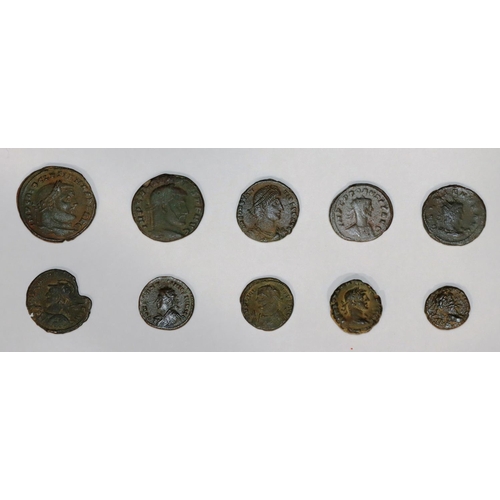 481 - 10 various Ancient coins