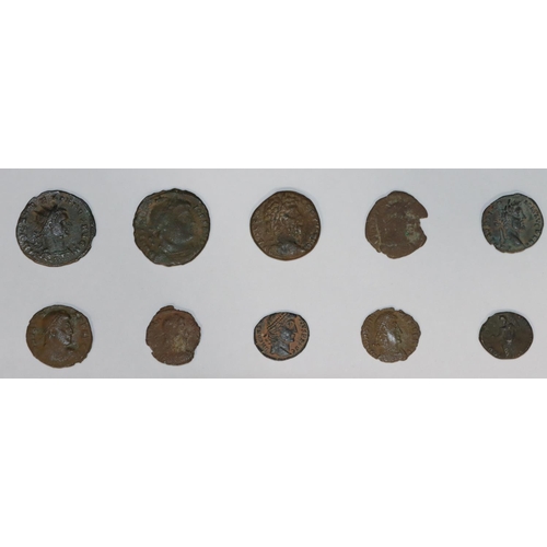 482 - 9 various Ancient coins